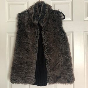 Faux Fur Vest (Large)
